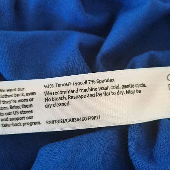 Eileen Fisher blue Top size s/p - Picture 3 of 5